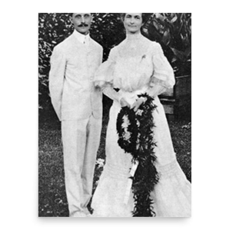 Caroline Haskins Gurrey poster print, in size 18x24 inches.