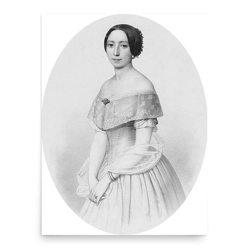 Caroline Kellermann poster print, in size 18x24 inches.