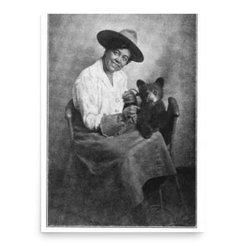 Caroline Lockhart poster print, in size 18x24 inches.