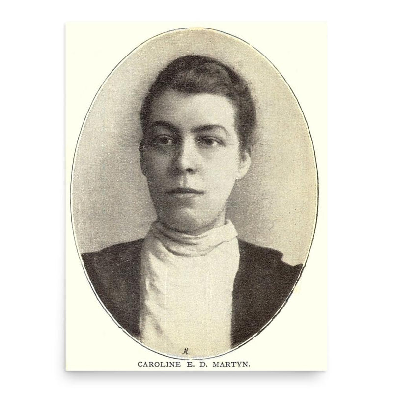 Caroline Martyn poster print, in size 18x24 inches.