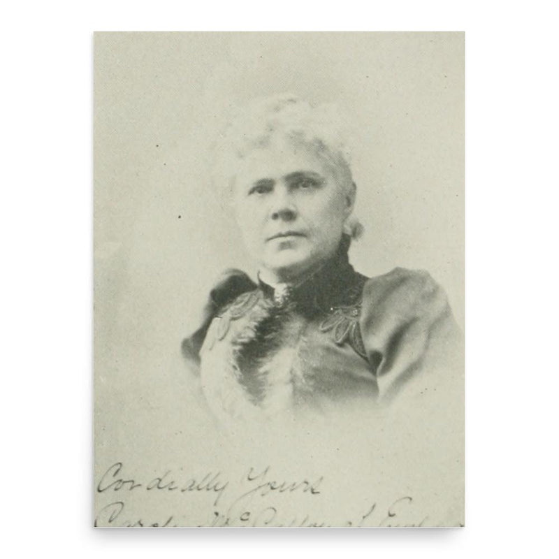 Caroline McCullough Everhard poster print, in size 18x24 inches.