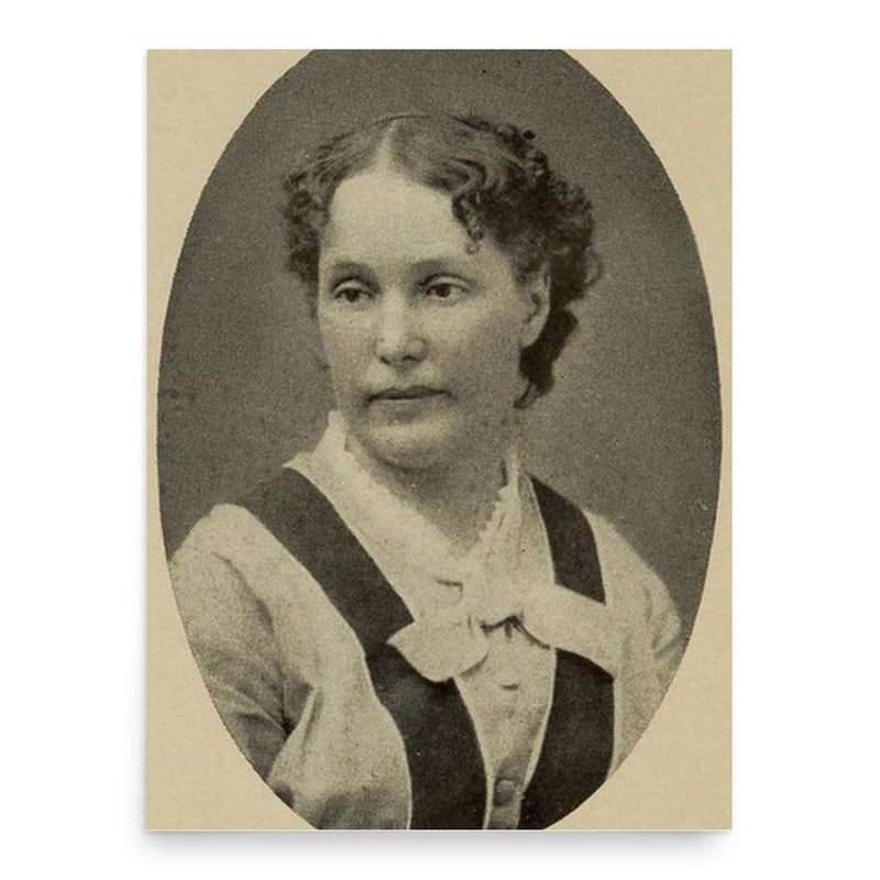 Caroline Nichols Churchill poster print, in size 18x24 inches.