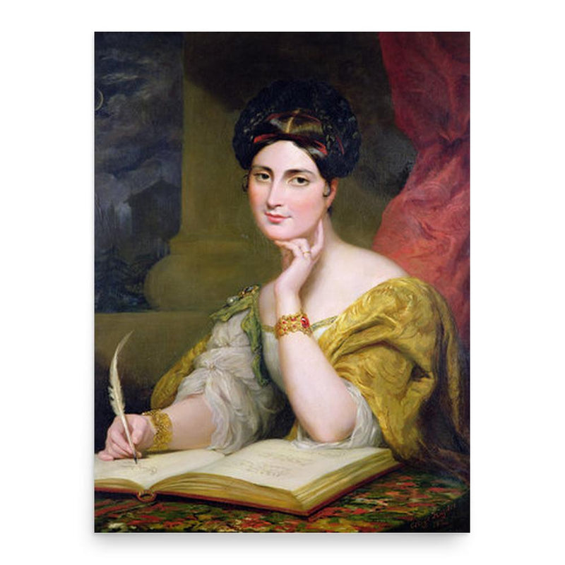 Caroline Norton poster print, in size 18x24 inches.