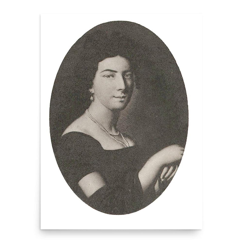 Caroline Ridderstolpe poster print, in size 18x24 inches.