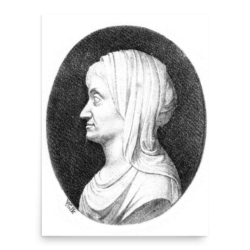 Caroline Rudolphi poster print, in size 18x24 inches.