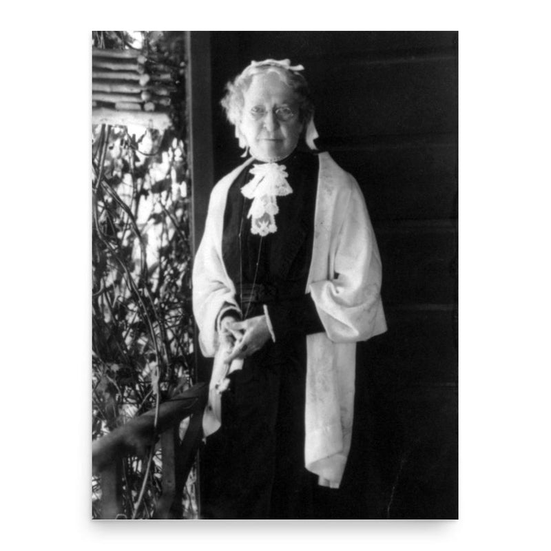 Caroline Severance poster print, in size 18x24 inches.