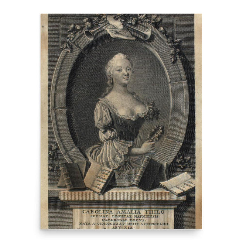 Caroline Thielo poster print, in size 18x24 inches.