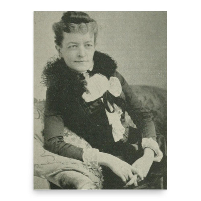 Caroline Van Deusen Chenoweth poster print, in size 18x24 inches.