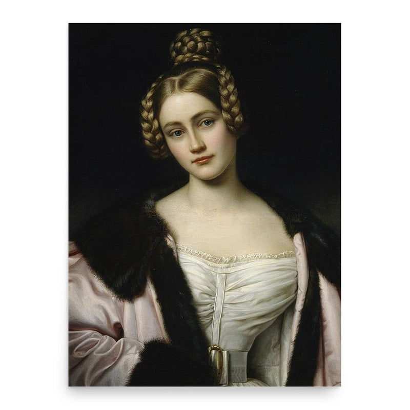 Caroline von Holnstein poster print, in size 18x24 inches.