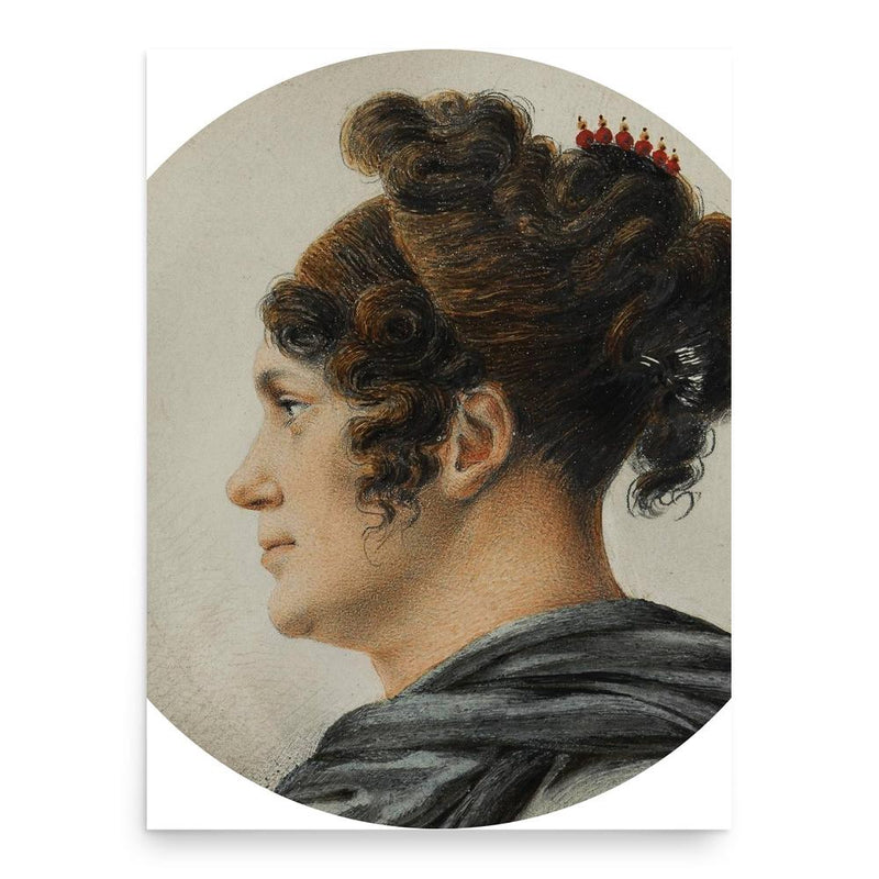 Caroline von Humboldt poster print, in size 18x24 inches.