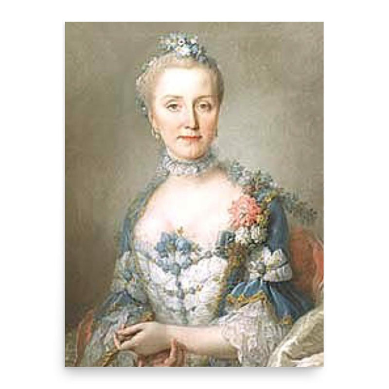 Caroline von Schimmelmann poster print, in size 18x24 inches.