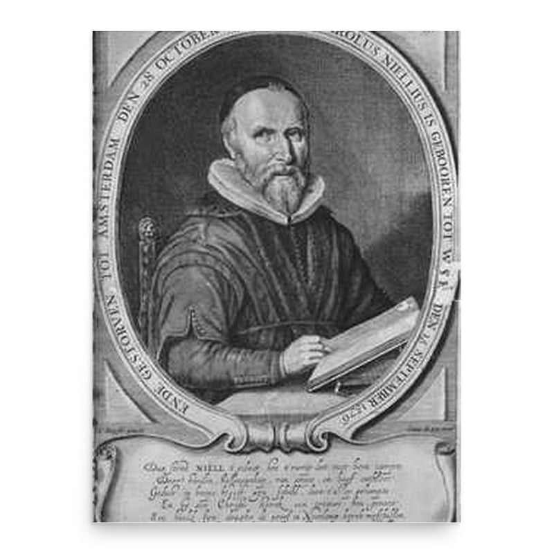 Carolus Niellius poster print, in size 18x24 inches.