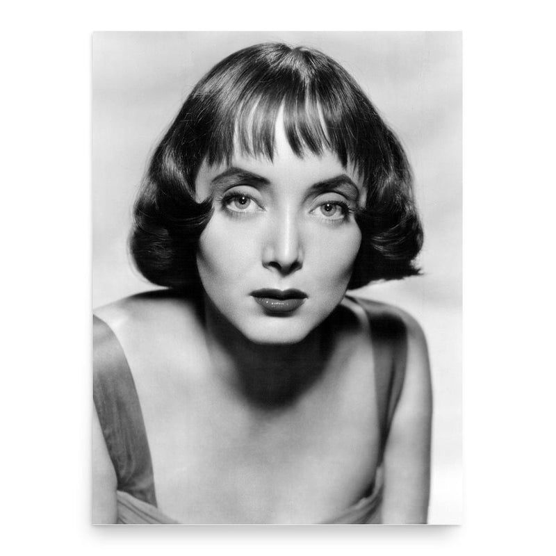 Carolyn Jones poster print, in size 18x24 inches.