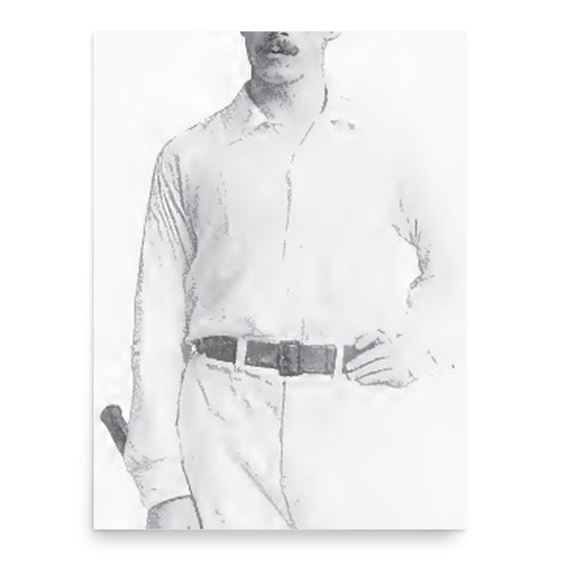 Carr Neel poster print, in size 18x24 inches.