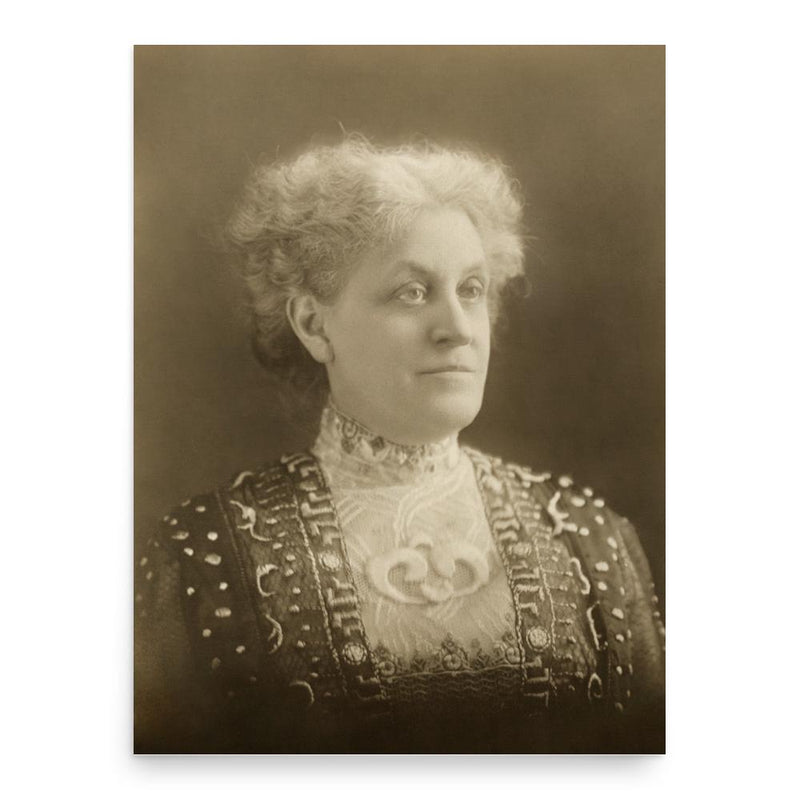 Carrie Chapman Catt poster print, in size 18x24 inches.