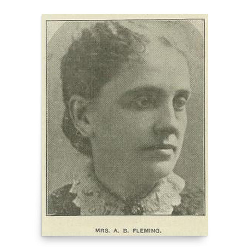 Carrie Watson Fleming poster print, in size 18x24 inches.