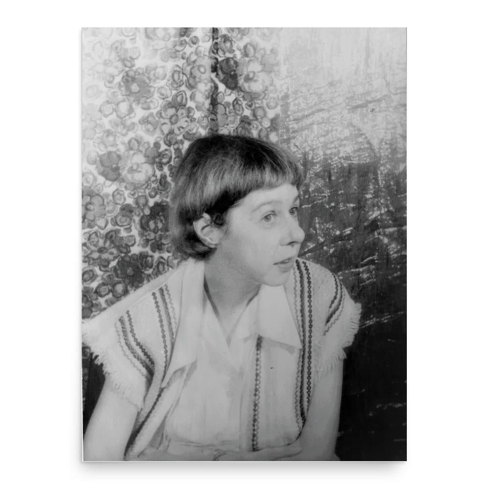 Carson McCullers poster print, in size 18x24 inches.