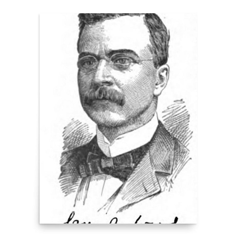 Casey Albert Wood poster print, in size 18x24 inches.