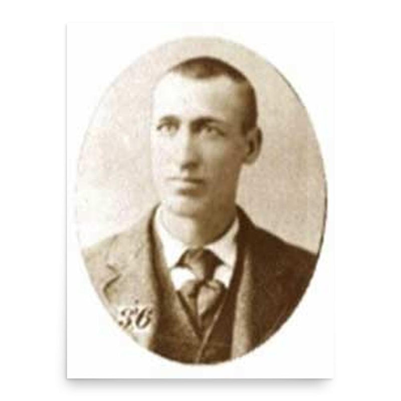 Casey Jones poster print, in size 18x24 inches.