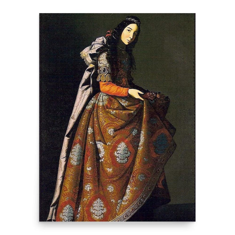 Casilda of Toledo poster print, in size 18x24 inches.