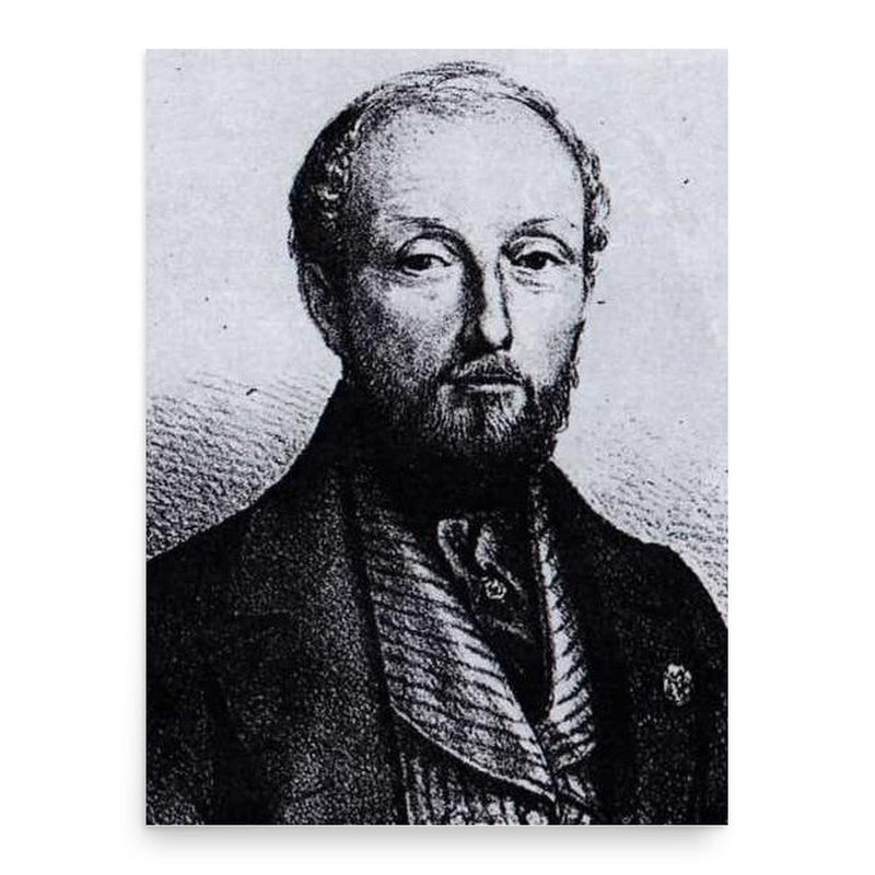 Casimir-Louis-Victurnien de Rochechouart de Mortemart poster print, in size 18x24 inches.