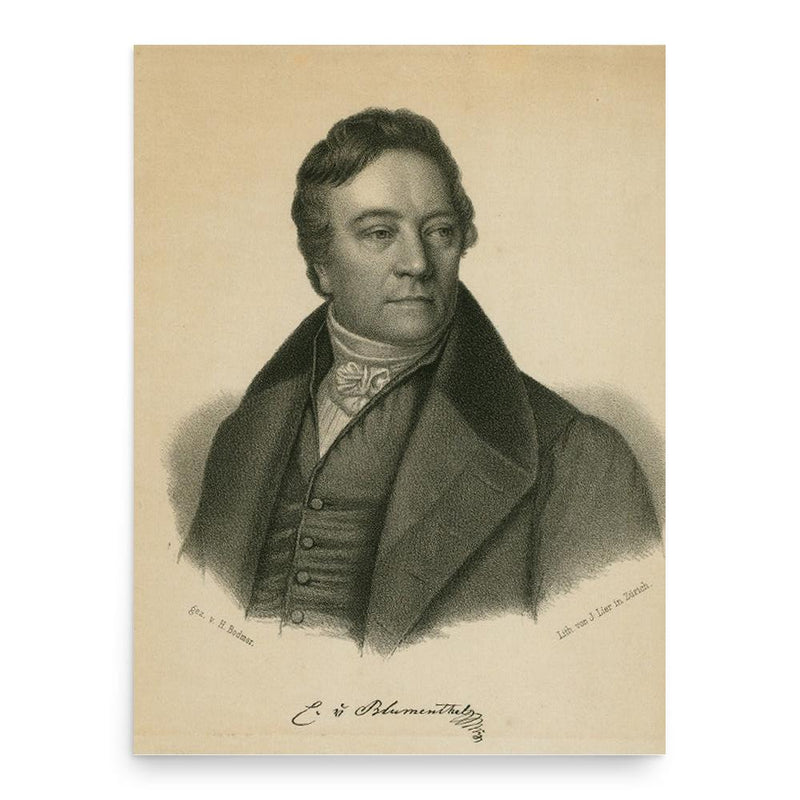 Casimir von Blumenthal poster print, in size 18x24 inches.
