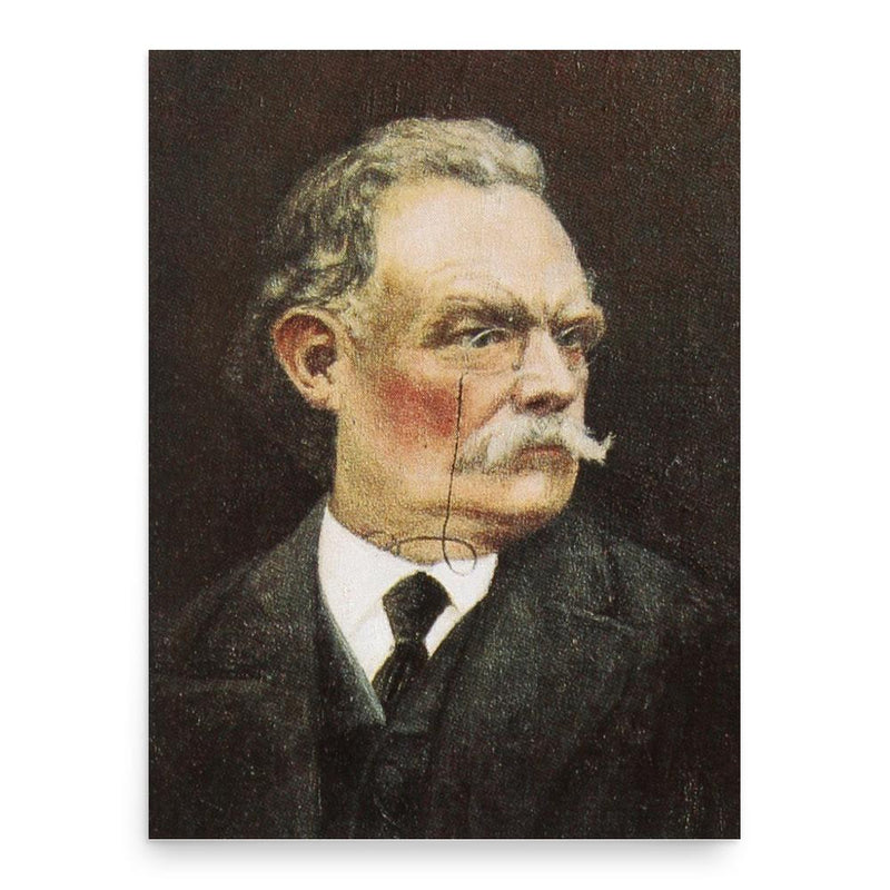 Caspar Decurtins poster print, in size 18x24 inches.