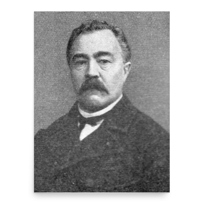 Caspar Max Brosius poster print, in size 18x24 inches.