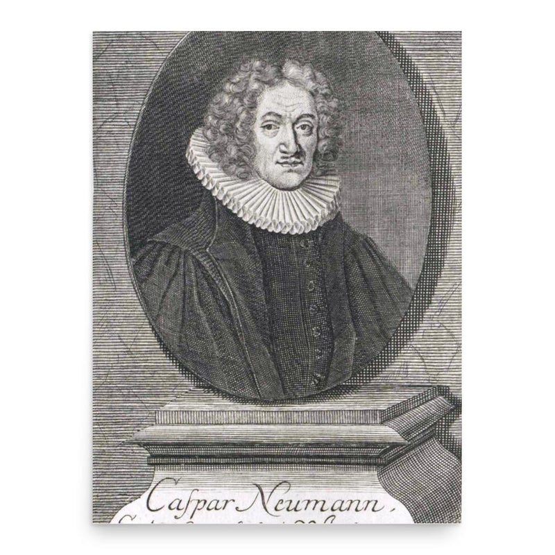 Caspar Neumann poster print, in size 18x24 inches.