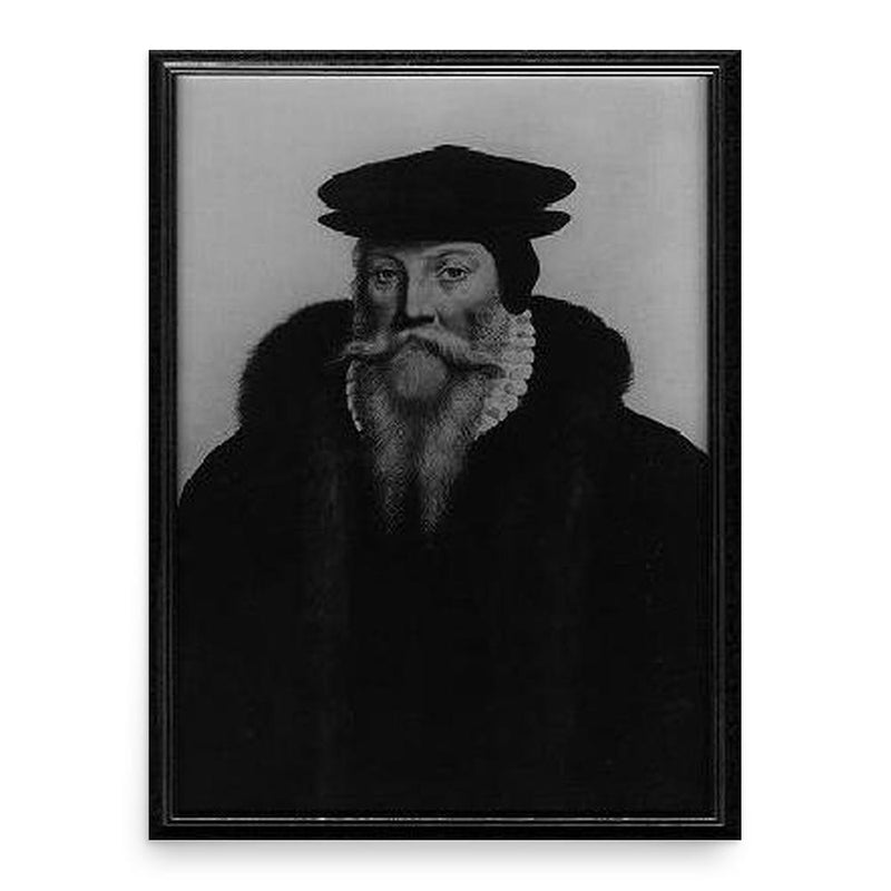 Caspar Peucer poster print, in size 18x24 inches.