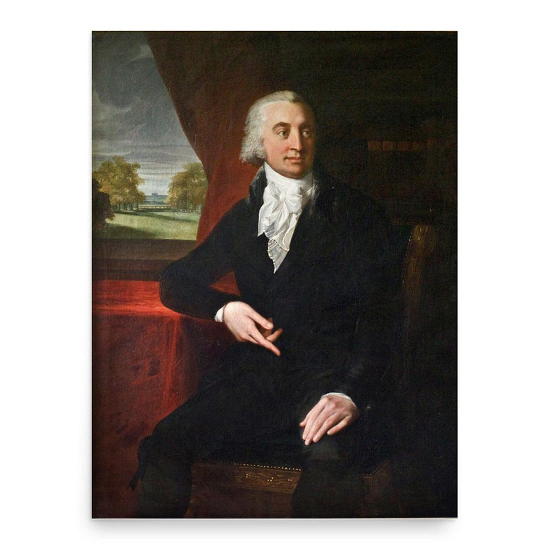 Caspar Voght poster print, in size 18x24 inches.