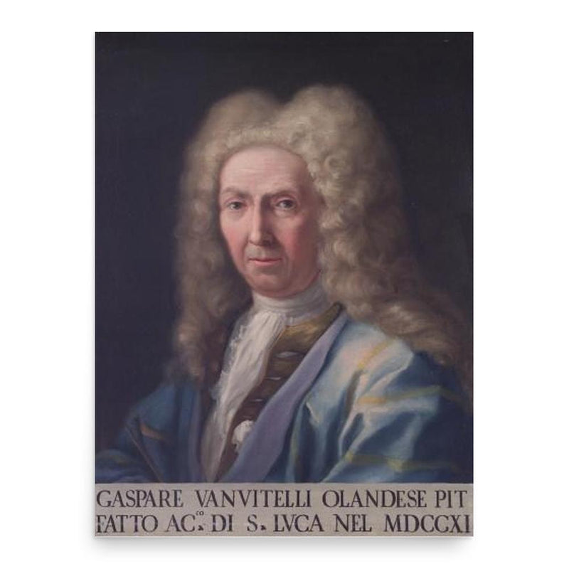 Caspar van Wittel poster print, in size 18x24 inches.