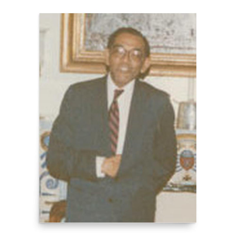 Cassam Moollan poster print, in size 18x24 inches.