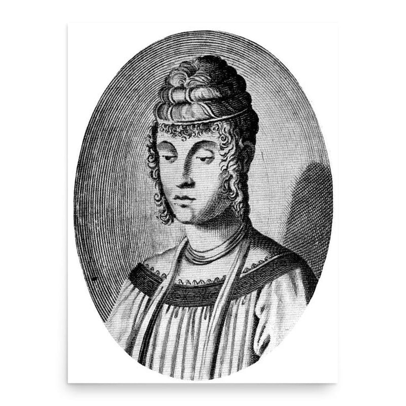 Cassandra Fedele poster print, in size 18x24 inches.