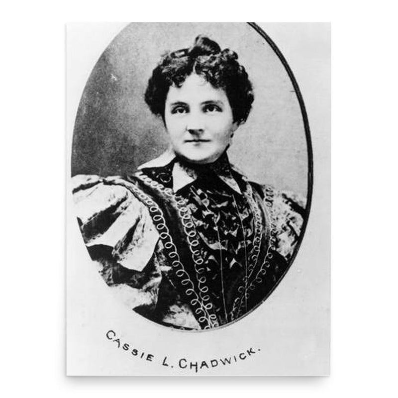 Cassie Chadwick poster print, in size 18x24 inches.