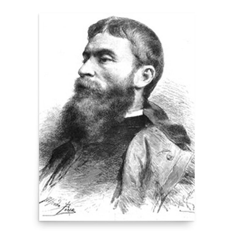 Casto Plasencia poster print, in size 18x24 inches.