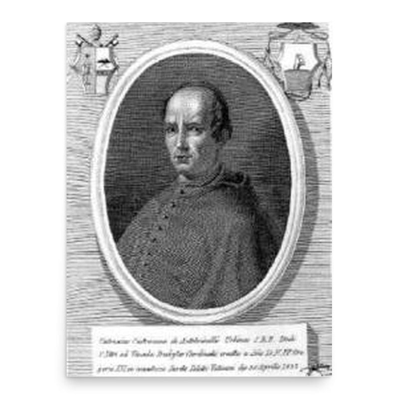 Castruccio Castracane degli Antelminelli poster print, in size 18x24 inches.