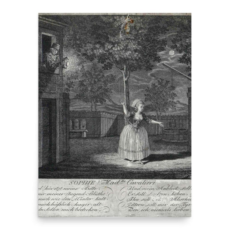 Caterina Cavalieri poster print, in size 18x24 inches.