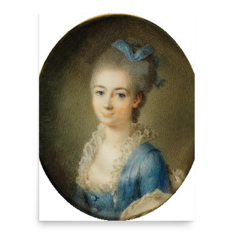 Caterina Gattai Tomatis poster print, in size 18x24 inches.