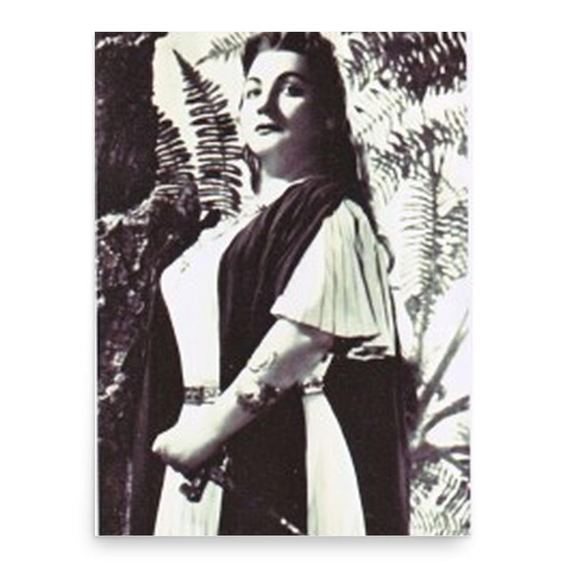 Caterina Mancini poster print, in size 18x24 inches.