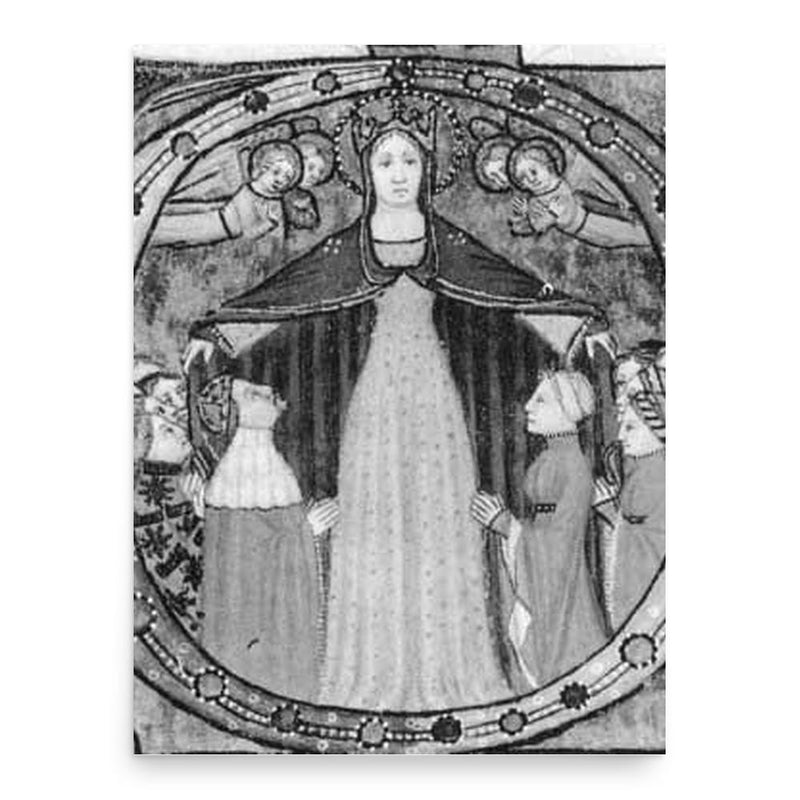 Caterina Visconti poster print, in size 18x24 inches.