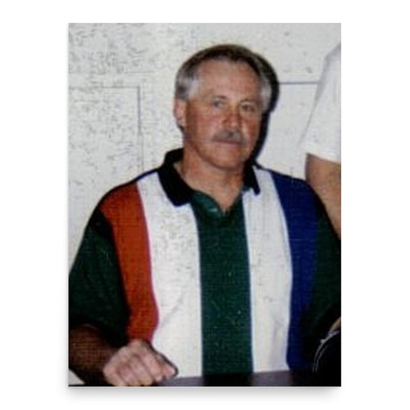 Catfish Hunter poster print, in size 18x24 inches.