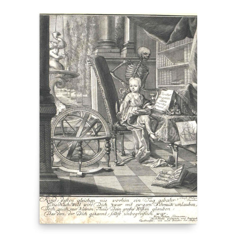 Catharina Elisabeth Heinecken poster print, in size 18x24 inches.