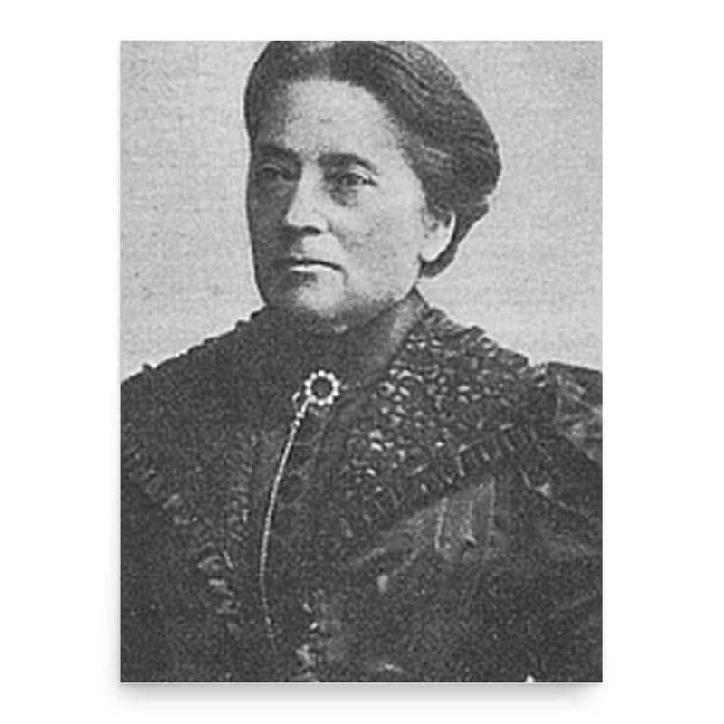 Catharina van Rees poster print, in size 18x24 inches.