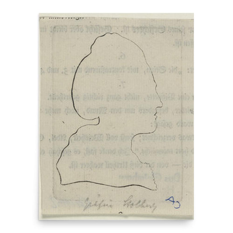 Catharine Stolberg poster print, in size 18x24 inches.