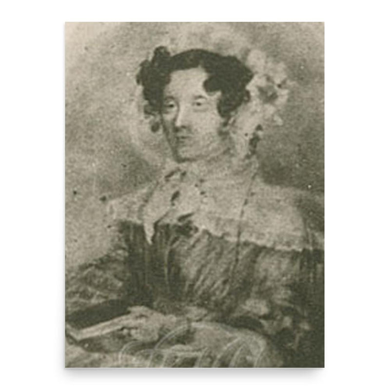 Catherina Cibbini-Kozeluch poster print, in size 18x24 inches.