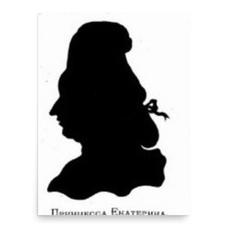 Catherine Antonovna of Brunswick poster print, in size 18x24 inches.