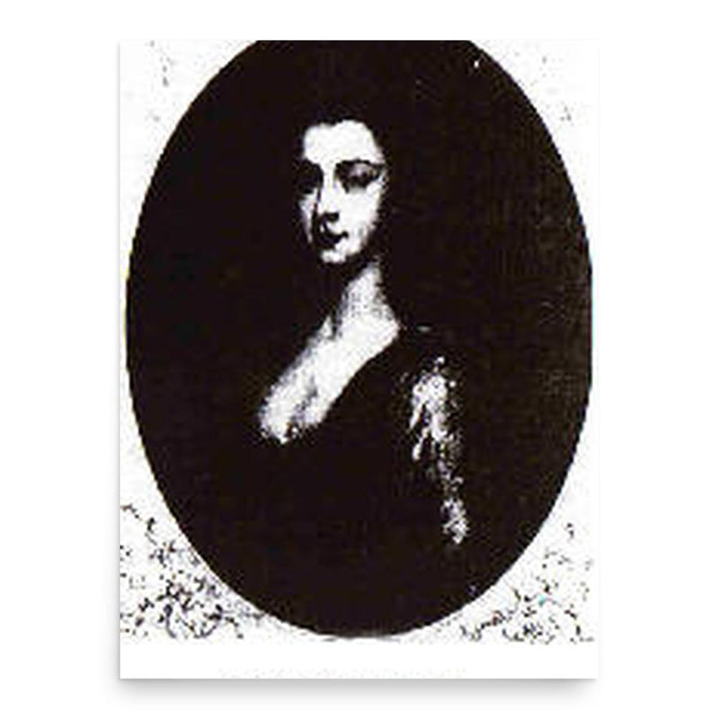 Catherine Barton poster print, in size 18x24 inches.