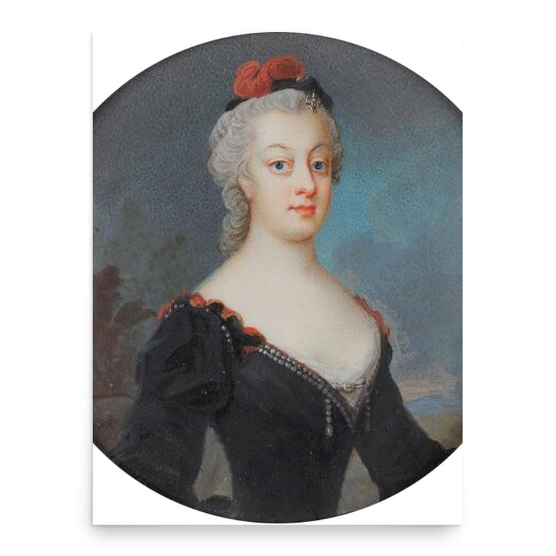 Catherine Charlotte De la Gardie poster print, in size 18x24 inches.