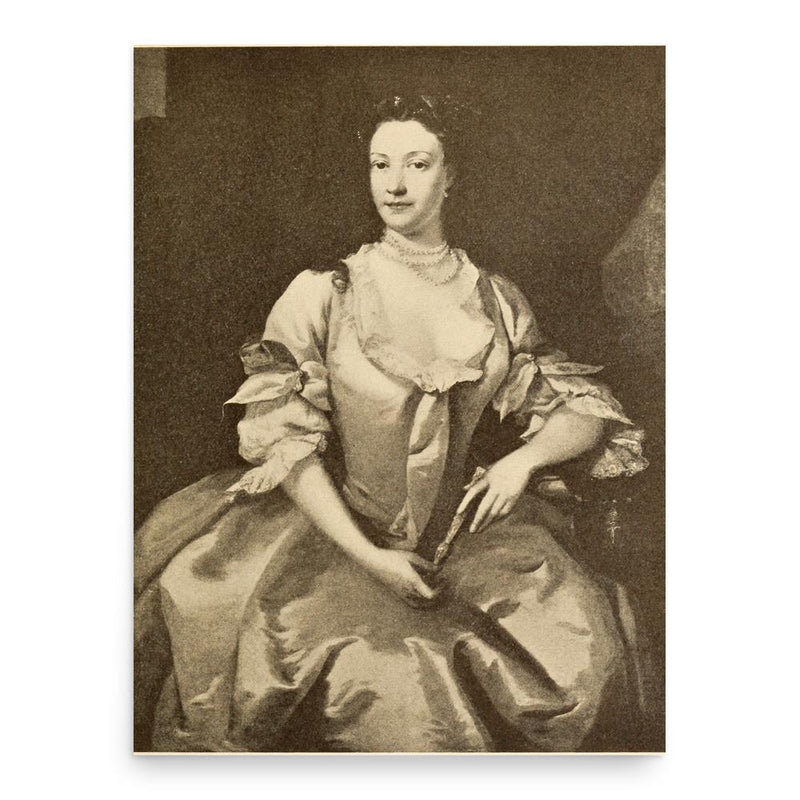 Catherine Cibber poster print, in size 18x24 inches.